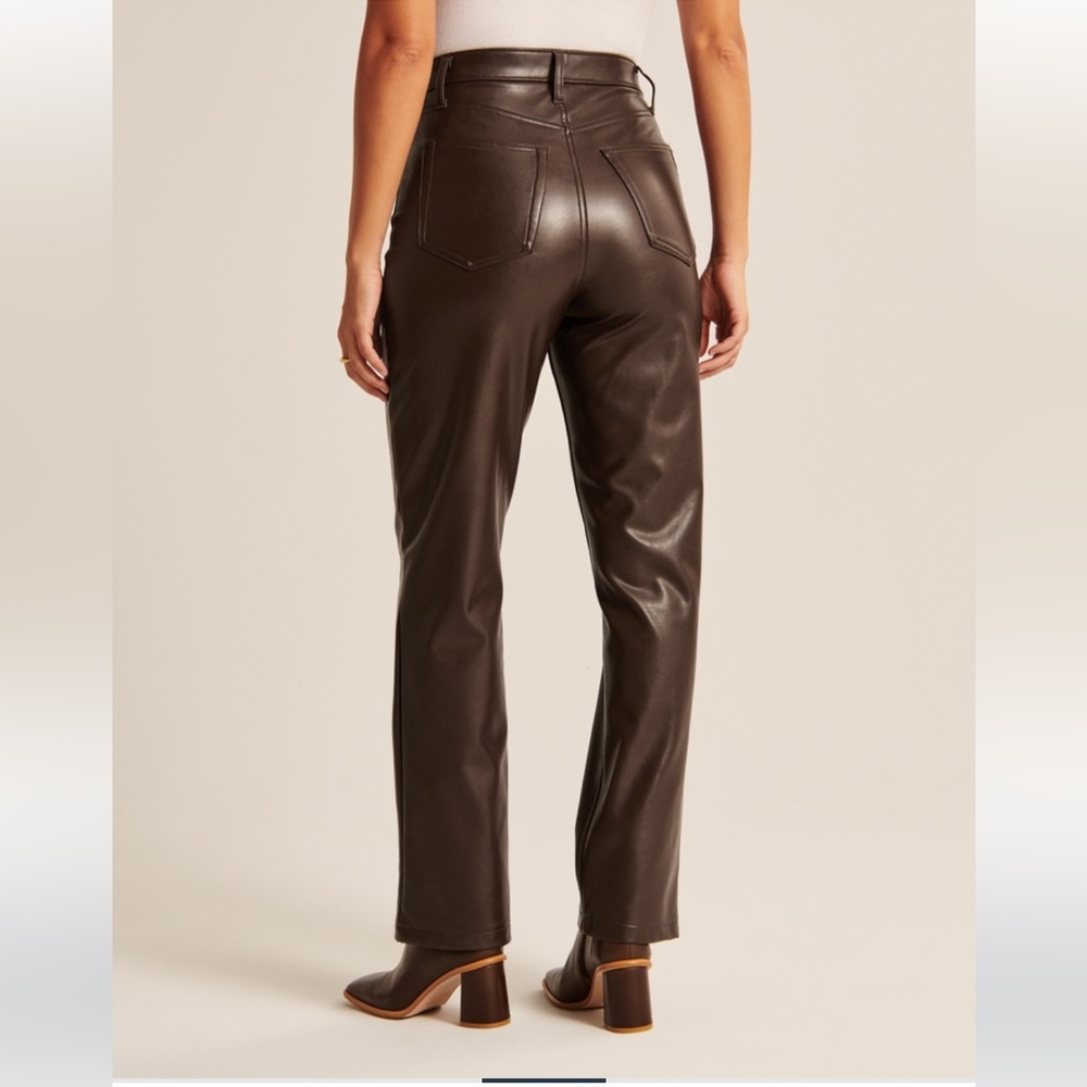Abercrombie & Fitch Brown Straight Leg Pants